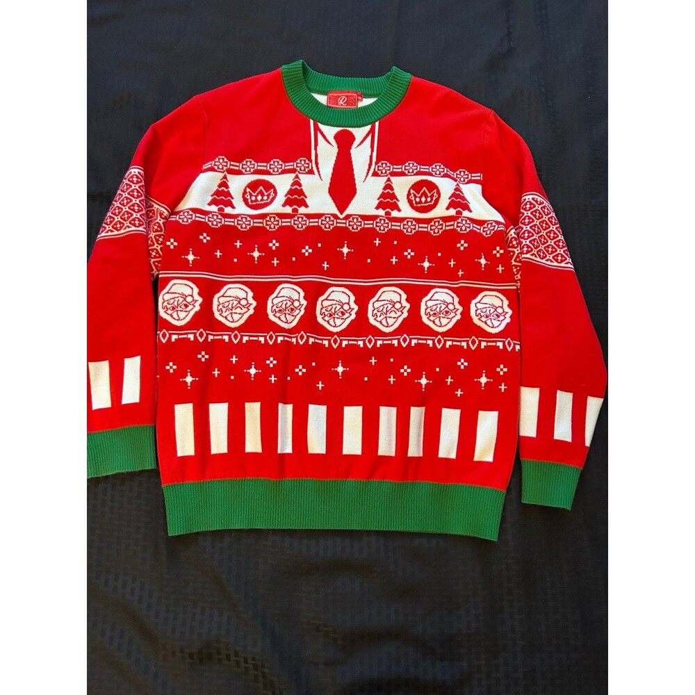 Ranboo Fashion Revolt Enterprises Ugly Christmas Sweater 2XL Red Green gamer
